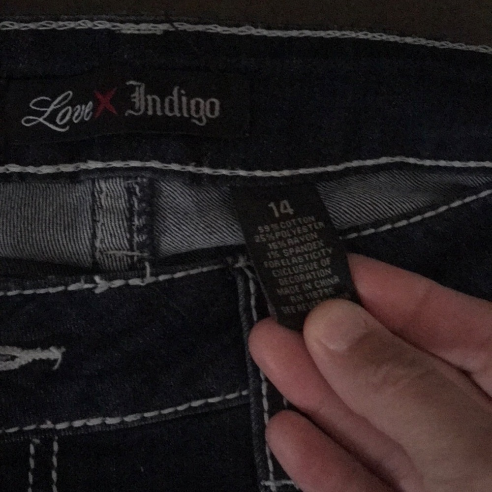 Love Indigo Capris